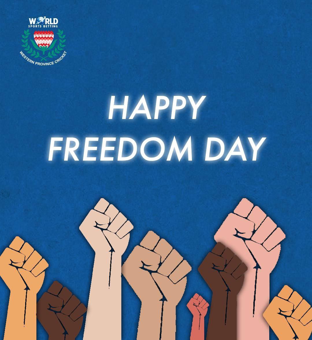 Happy Freedom Day!🇿🇦🇿🇦🏏 #WPcricket #westernprovince #BoysInBlue💙#WSBWP🧡 #WSBNewlands #GirlsInBlue💙