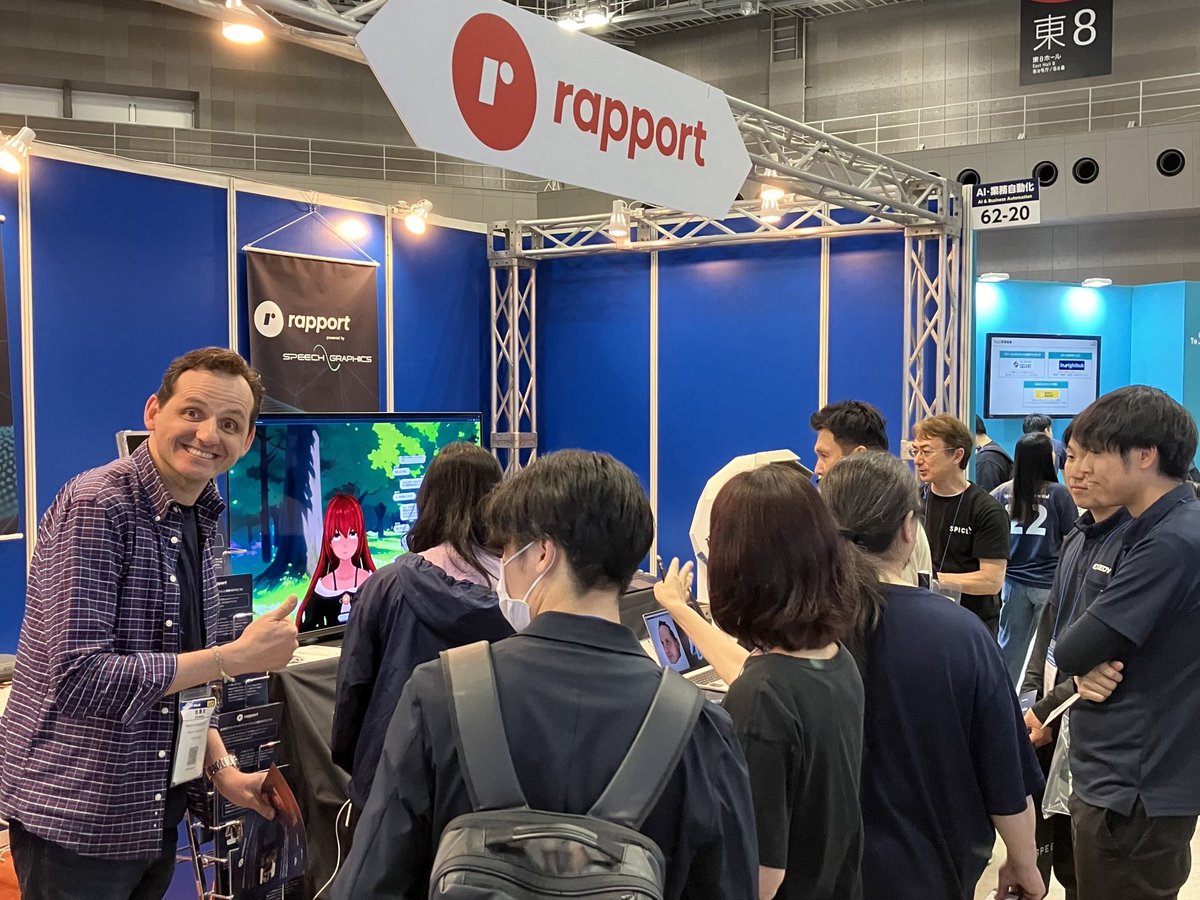 Japan IT Weekへのご来場ありがとうございました。新サービス「Rapport（ラポール）」への関心も高く、ブースは連日大盛況。たくさんの方とお話しできて嬉しかったです。今後ともよろしくお願いします！　#JapanITWeek #スピーチグラフィックス