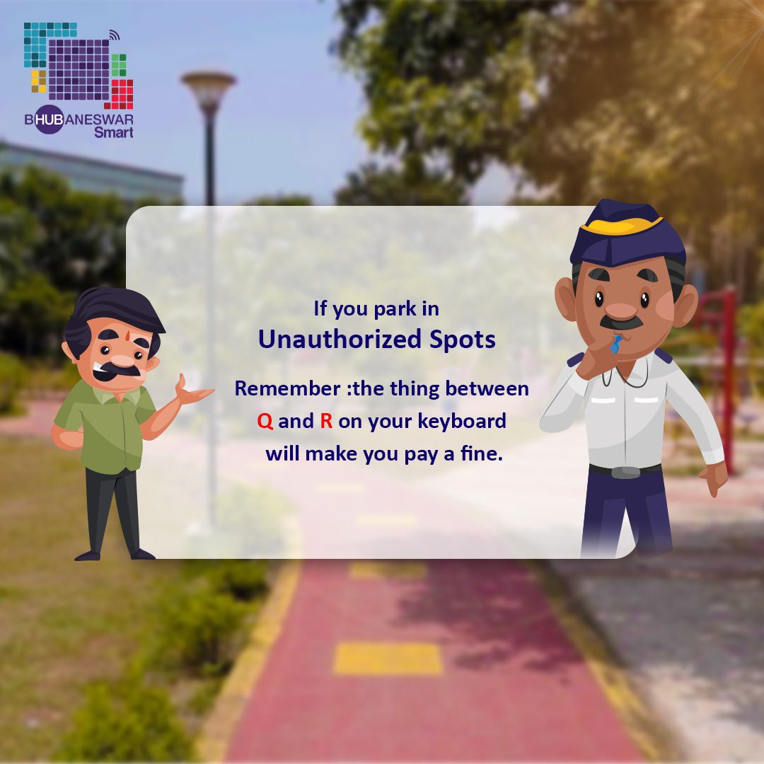 Vehicles parked in the public plaza are being removed by the BSCL enforcement team. Parking in the No Parking Zone is not permitted. #BhubaneswarFirst