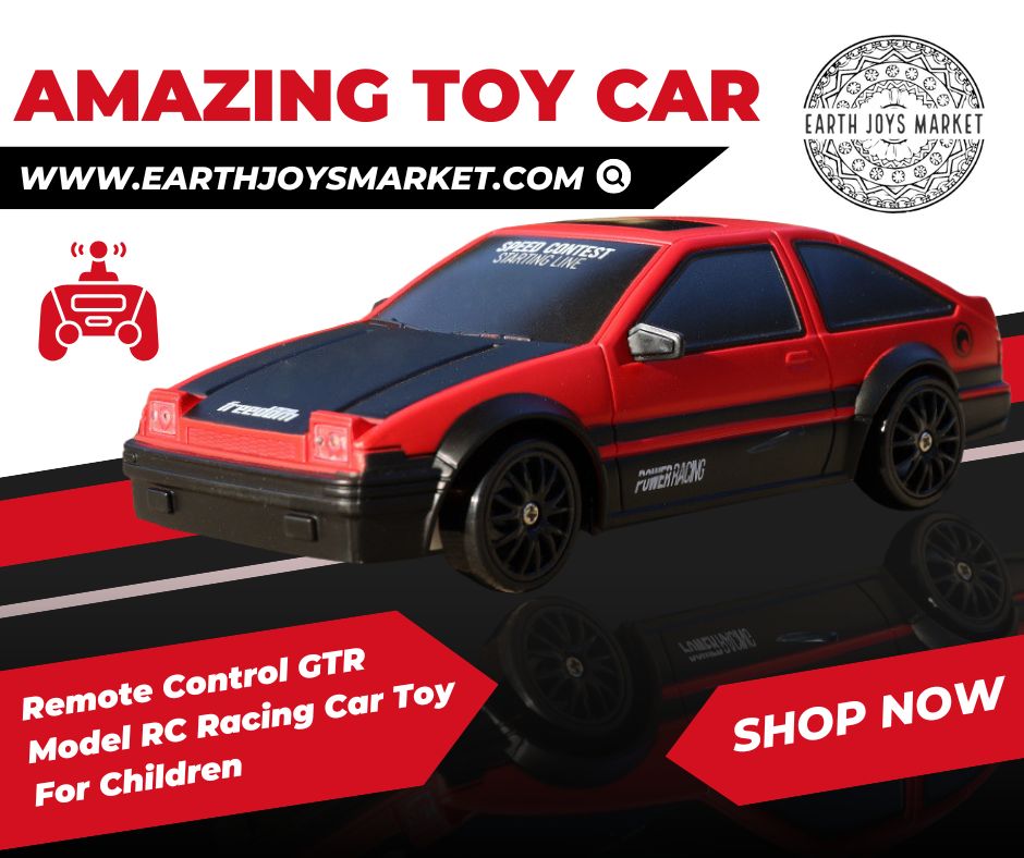 'Earth Joys Market: Race to Fun with our Remote Control GTR Model RC Racing Car Toy!' Shop Now: ➡ earthjoysmarket.com/product/2-4g-d… #EarthJoysMarket #RCRacingCar #RemoteControlToy #KidsToys #ShopOnline #AdventureAwaits #AdventureTime #toyshop #toyshops #toyshopping 🏁