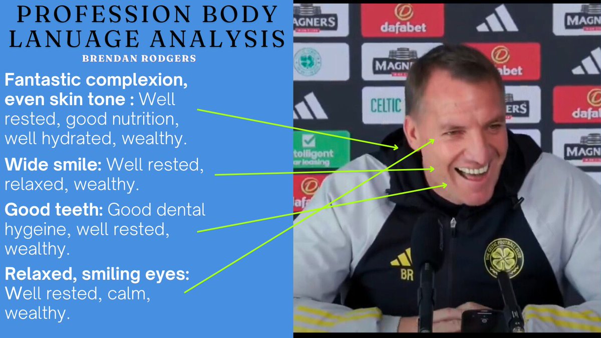 Interesting difference in managers this week in their press conferences, in their approach and demeanour. We reached out to a professional body language analyst to dissect the press conferences. Here's what they saw: