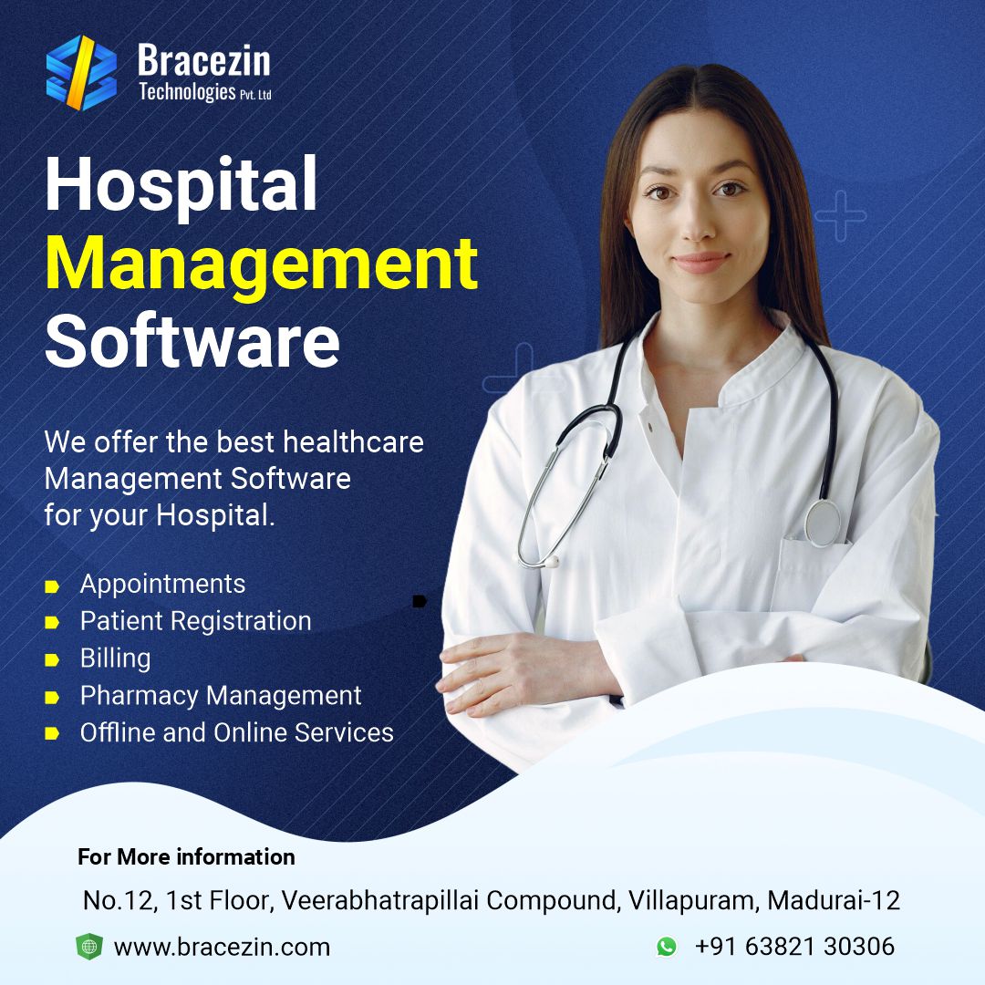 Empower your hospital with cutting-edge Hospital Management System (HMS) software developed by our expert team. Our customized solutions streamline patient care, administrative tasks, and resource management, ensuring efficient and effective operations.

Phone : +91-6382130306