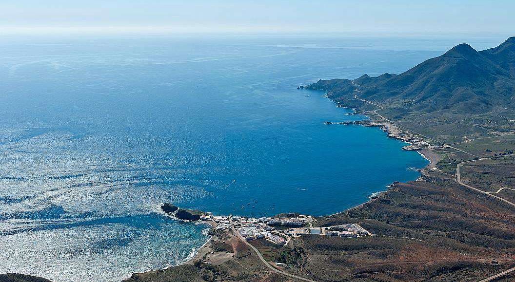 #Almería perspectiva de la Isleta del Moro y Los Escullos.