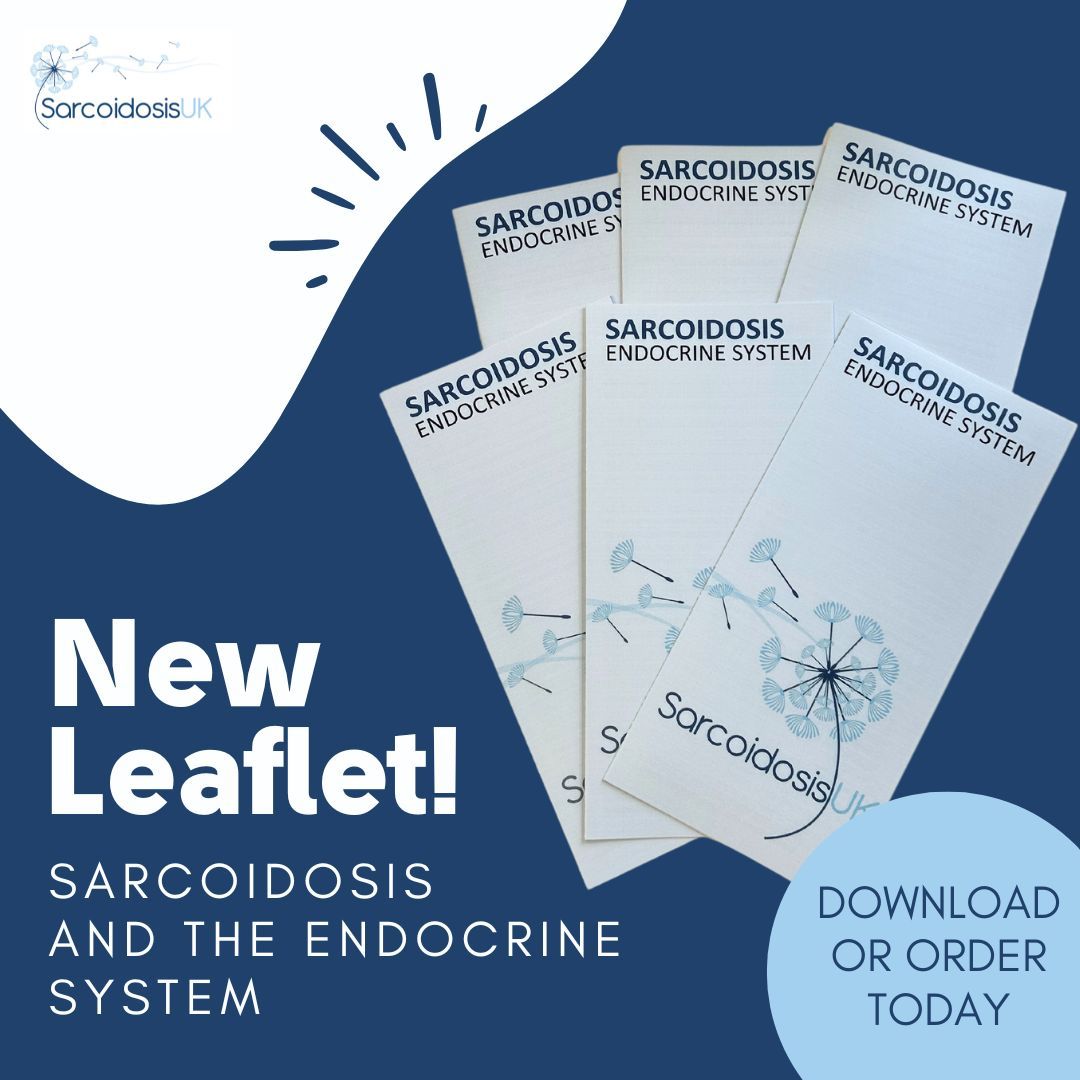 Sarcoidosis and the Endocrine System!📣 We have a new information leaflet focused on Sarcoidosis and the Endocrine System! It covers sarcoidosis, your metabolism, and your hormones. Download: buff.ly/44xJeyl Order: buff.ly/3Wg94on