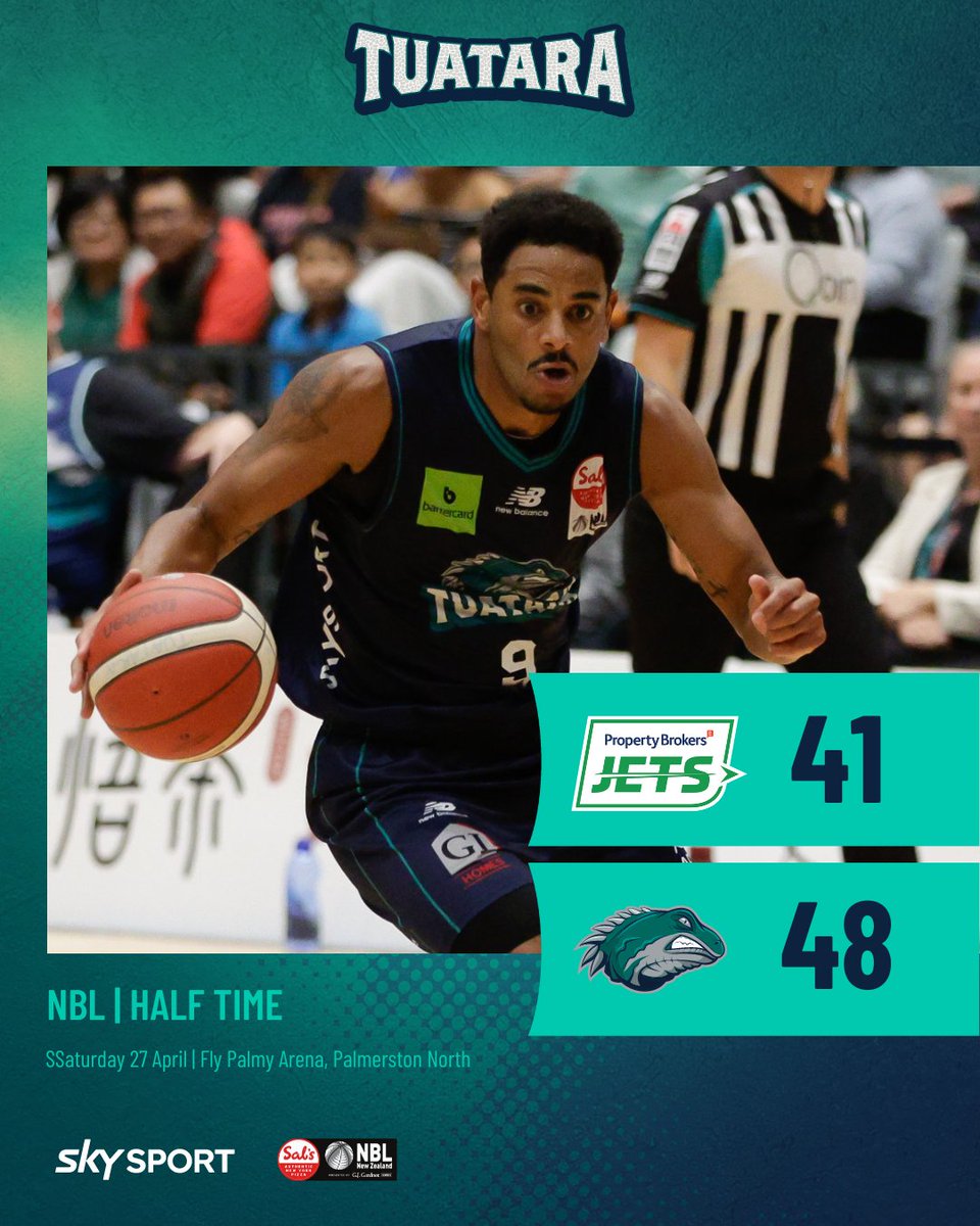 We had to work really hard to get a lead at halftime. Big second half coming up.
#TuataraBasketball #TuataraNation #SalsNBL @nznbl @skysportnz