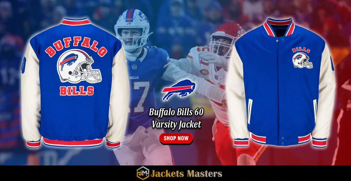 60 #BuffaloBills Royal and White Varsity Full-Snap W Jacket. Shop From jacketsmasters.com jacketsmasters.com/product/60-buf… #gift #sale #ootd #style #cosplay #costume #fashion #Jacket #buffalobillsfan #buffalobillsmafia #buffalobillsfootball #Buffalo #Bills #BillsMafia #billsfootball