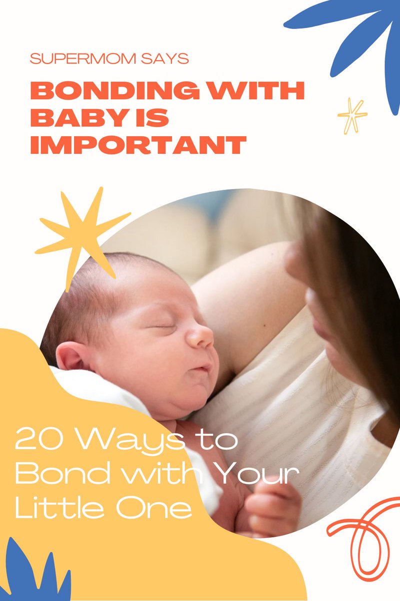 Super mom says Bonding with baby is important: Find Out 20 Ways to Bond with Your Little One to Spark Joyful Moments and Lasting Connections! healthymumandbub.com/20-ways-to-bon…