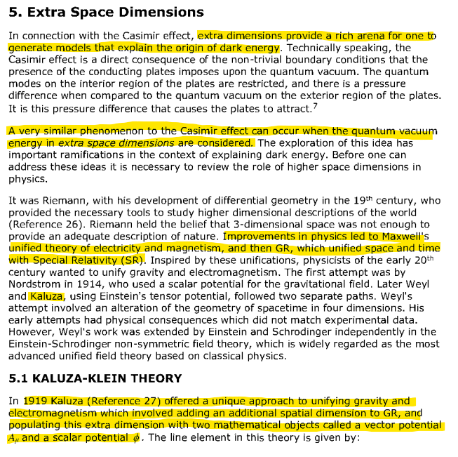 Warp Drive, Dark Energy, and the Manipulation of Extra Dimensions

Defense Intelligence Reference Document from 2010 explains how Warp Drive works via Alcubierre Drive, bending spacetime. Bending spacetime like this creates a bubble that generates a 'wormhole' allowing for faster…