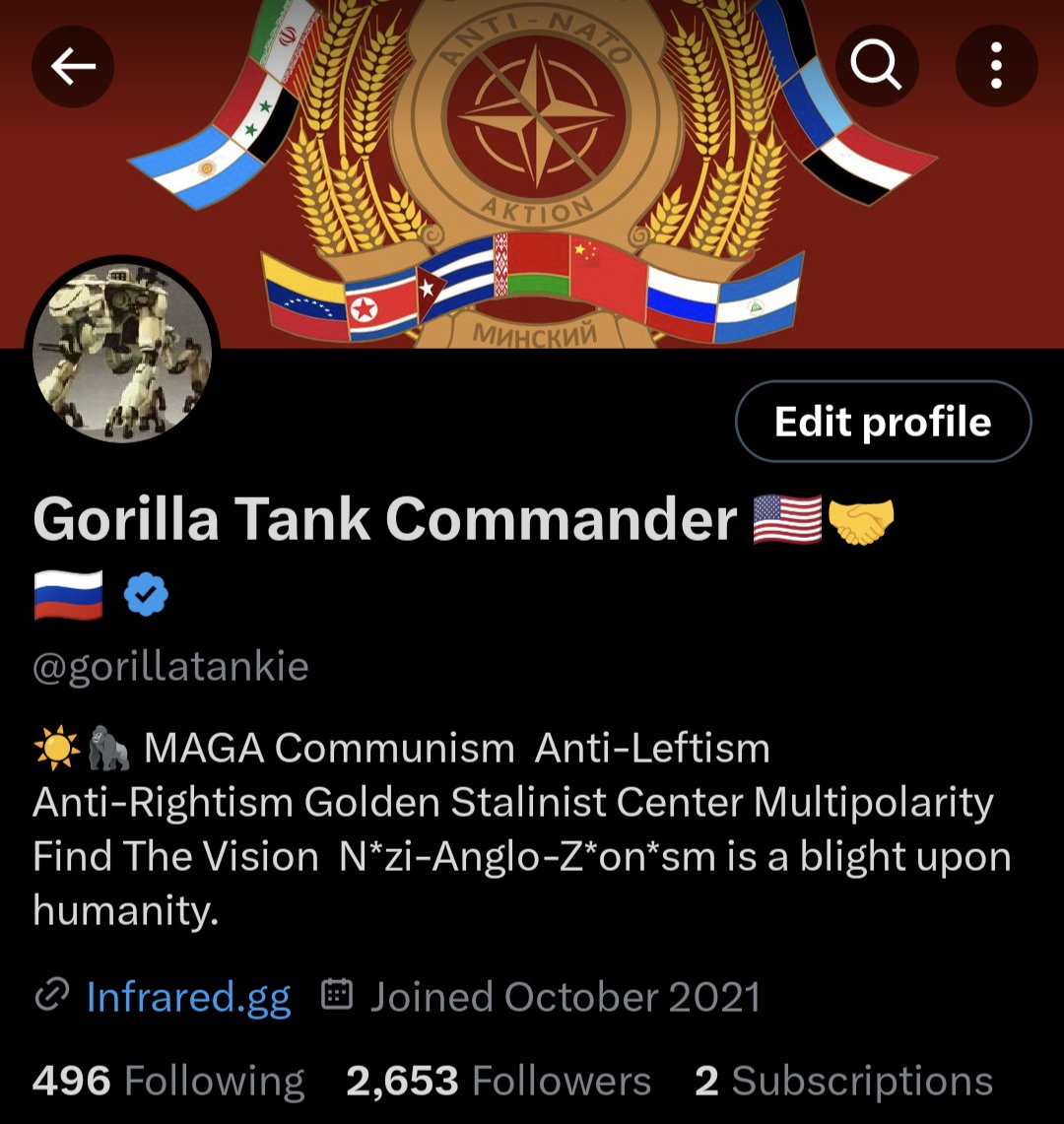 commandertankie's tweet image. I remember this guy's account. It's a damn shame what Elon allowed NAFO to do to him.