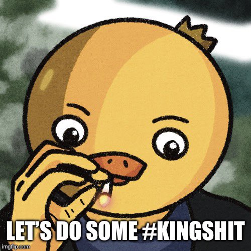 I joined Arena recently and started to follow ducks. Please follow me if you believe in #KINGSHIT!