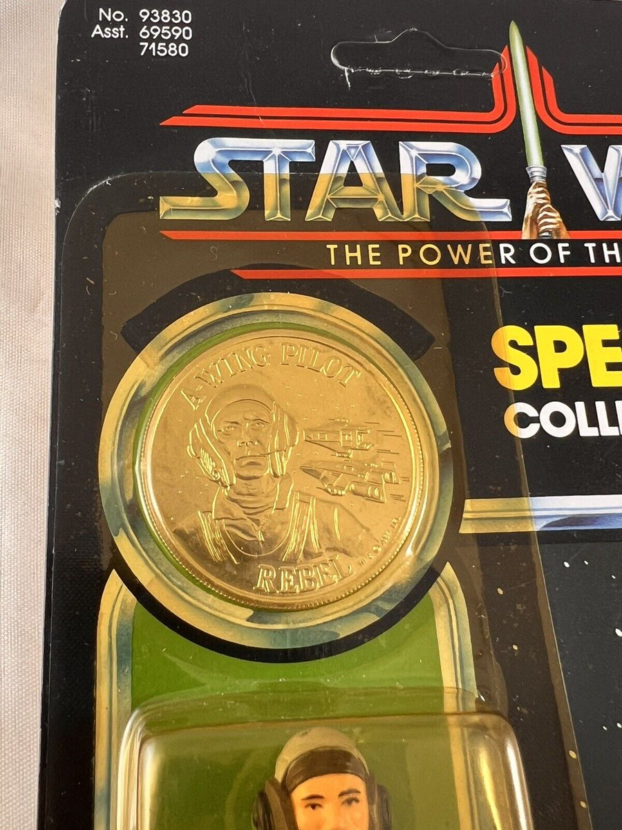 What's the most you've ever spent on a Vintage Star Wars figure?

A-Wing Pilot Coin MOC 1984 Kenner Vintage Star Wars ROTJ POTF Last 17 HK
🔗 ebay.com/itm/2963839915…
#RetroToys #eBay #Auction #Sponsored