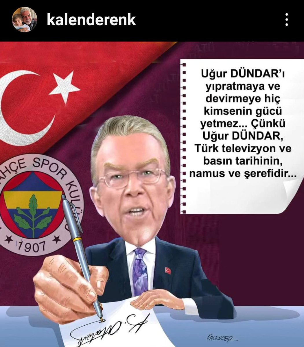 Ülkemizin yetiştirdiği en değerli çizerlerden, varlığından onur duyduğum @kalenderenk 'e sonsuz teşekkürlerimle...