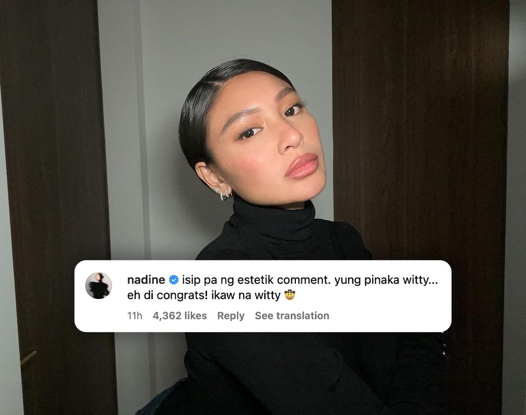 NADINE ‘INALIS ANG KALENDARYO’ LUSTRE 😍🤣

LOOK: Nadine Lustre challenged her followers to come up with the wittiest comment on the photos she posted on Instagram.

📷  Nadine Lustre/Instagram