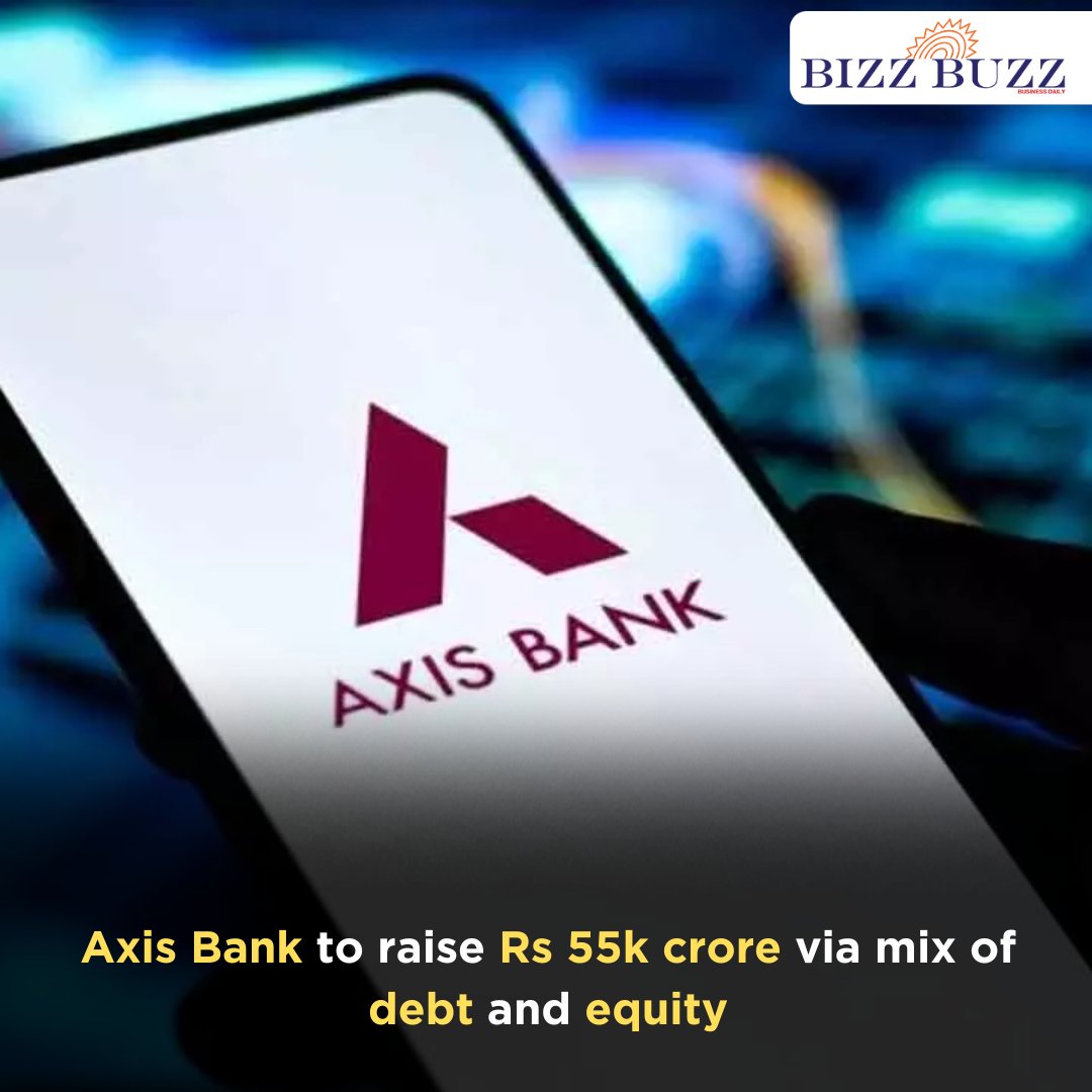 Private sector lender Axis Bank will be raising funds worth Rs. 55,000 crore by way of a mix of debt and equity.

Check out the full story : bizzbuzz.news/industry/banks…

#Axisbank #fundraising #debtinstruments #equityshares #masalabonds #financialperformance #npa #boardapproval