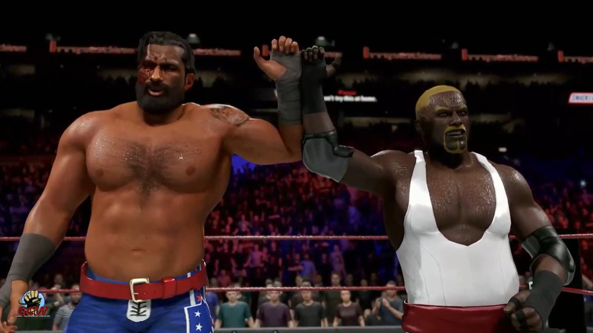 The American Powers doing what we do best <a href="/JackPow79866502/">JackPowers</a> and your 🇺🇸🐯 putting in work in <a href="/FrostheroGaming/">FrostHero Owner</a> #GCW #WWE2K24