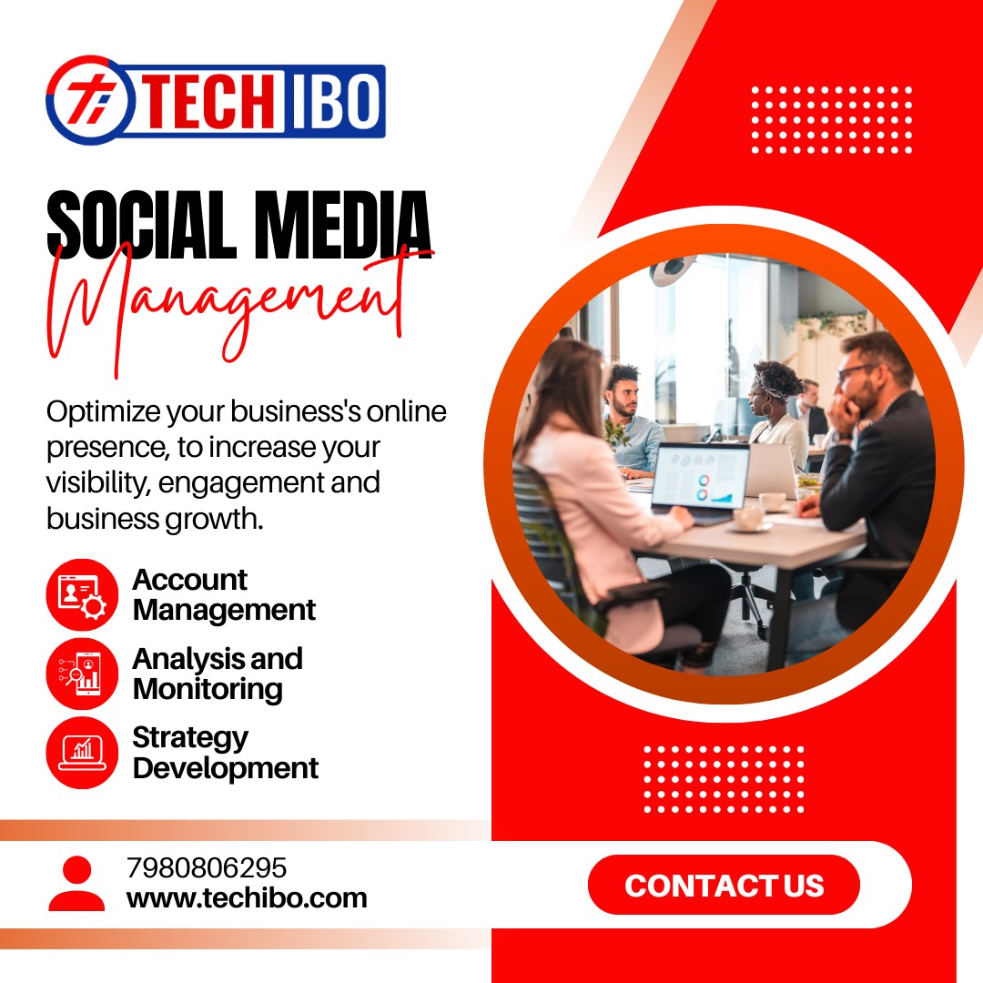 Elevate your online presence with our expert Social Media Management services! Get started today and watch your brand soar! Visit: techibo.com/social-media-m… #SocialMediaManagement #SocialMediaMarketing #OnlineMarketing #DigitalMarketing #EngagementExperts