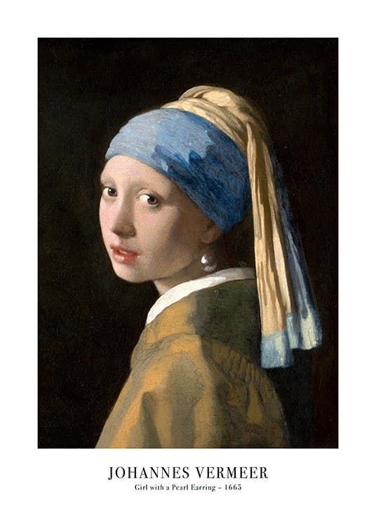 Johannes Vermeer
Girl with a Pearl Earring⚪︎