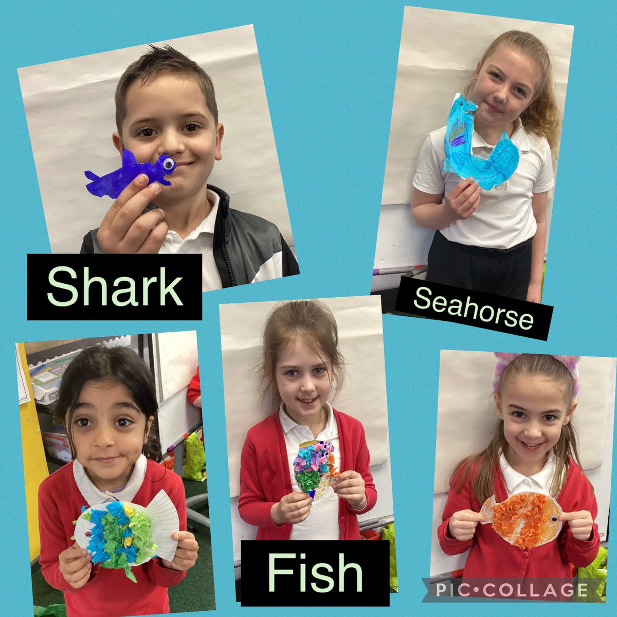 Year 2 Ferguson launched their new topic ‘To infinity and beyond’ with an art hook. They watched blue planet and then created their own sea creatures. #trynewthings @BBCblueplanet @davidattenburro