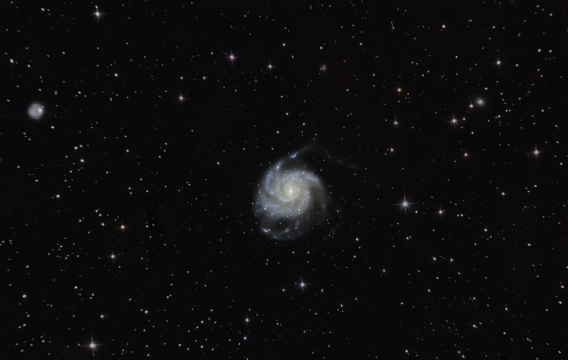 Here’s my progress on my image of M101 the pinwheel galaxy from the 13th April. Pretty proud of this to be honest with how much I have improved. #m101 #pinwheelgalaxy #astronomy
