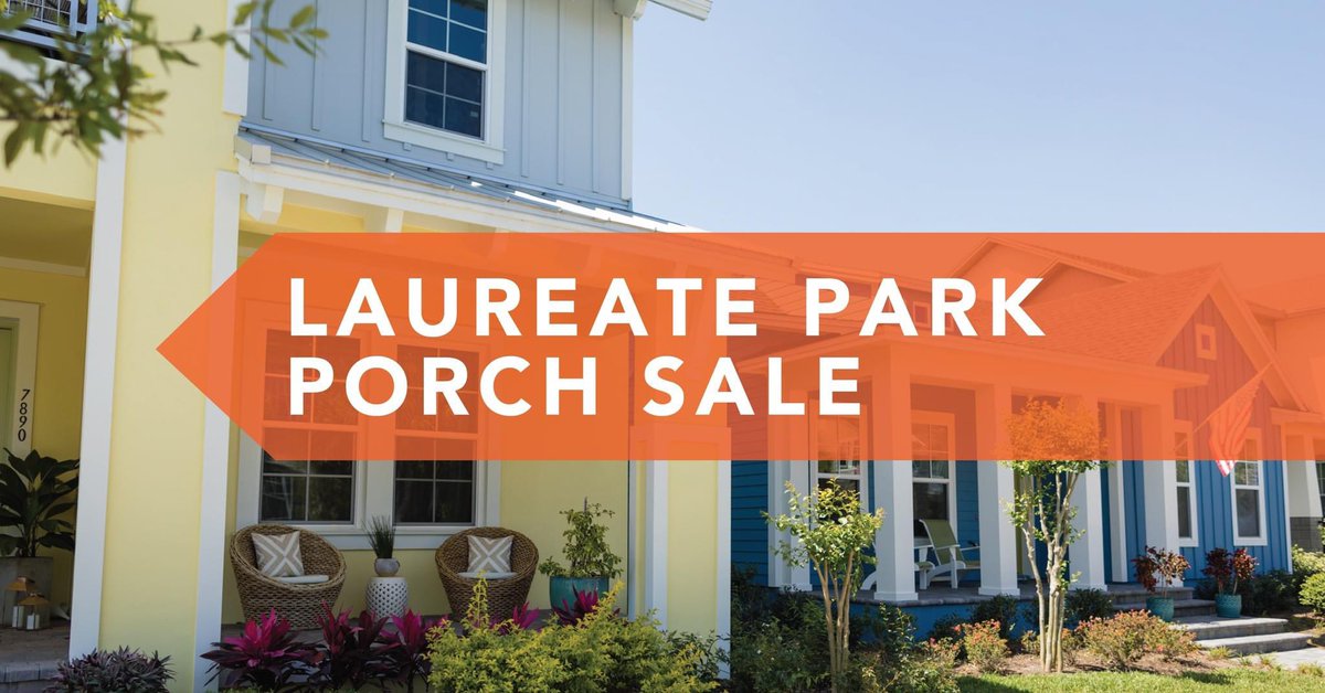 Laureate Park Lake Nona is hosting their Porch Sale today! 8am-2pm - Happy Shopping! #laureatepark #askkimary #porch #sale #garagesale #lakenona #laureatepark #orlando #buy #sell #springcleaning #springsale