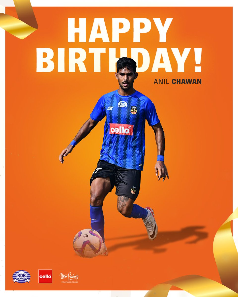 Birthday wishes go out to one of our very own Anil. Join us in wishing the young defender a Happy Birthday! 🧡 #InterKashi #HarHarKashi #IndianFootball