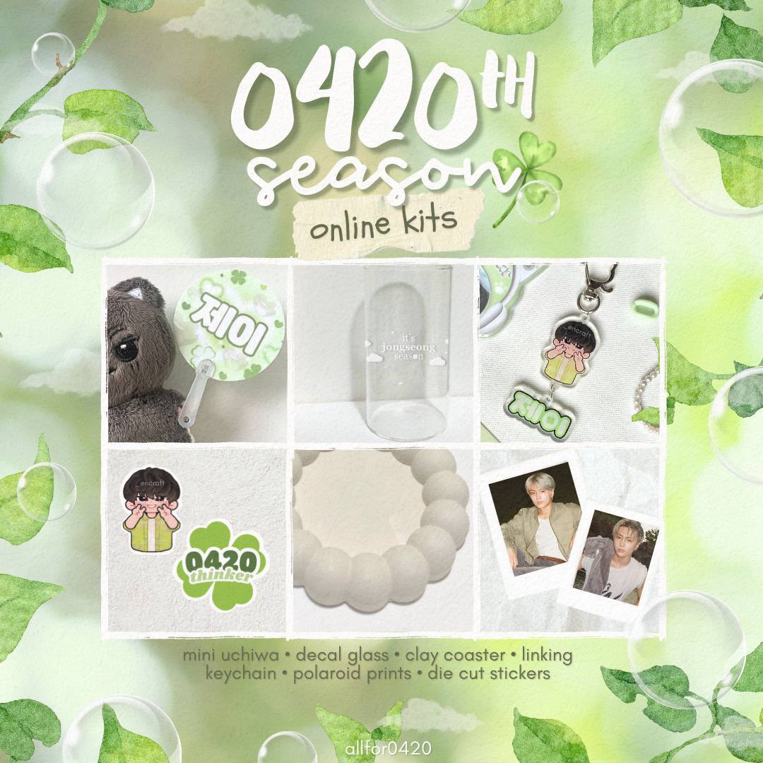 [𝐍𝐎𝐓𝐈𝐂𝐄] we will only accept batch 2 pre-orders for 0420th season online kits until tonight! grab yours now 💚 🔗 docs.google.com/forms/d/e/1FAI…