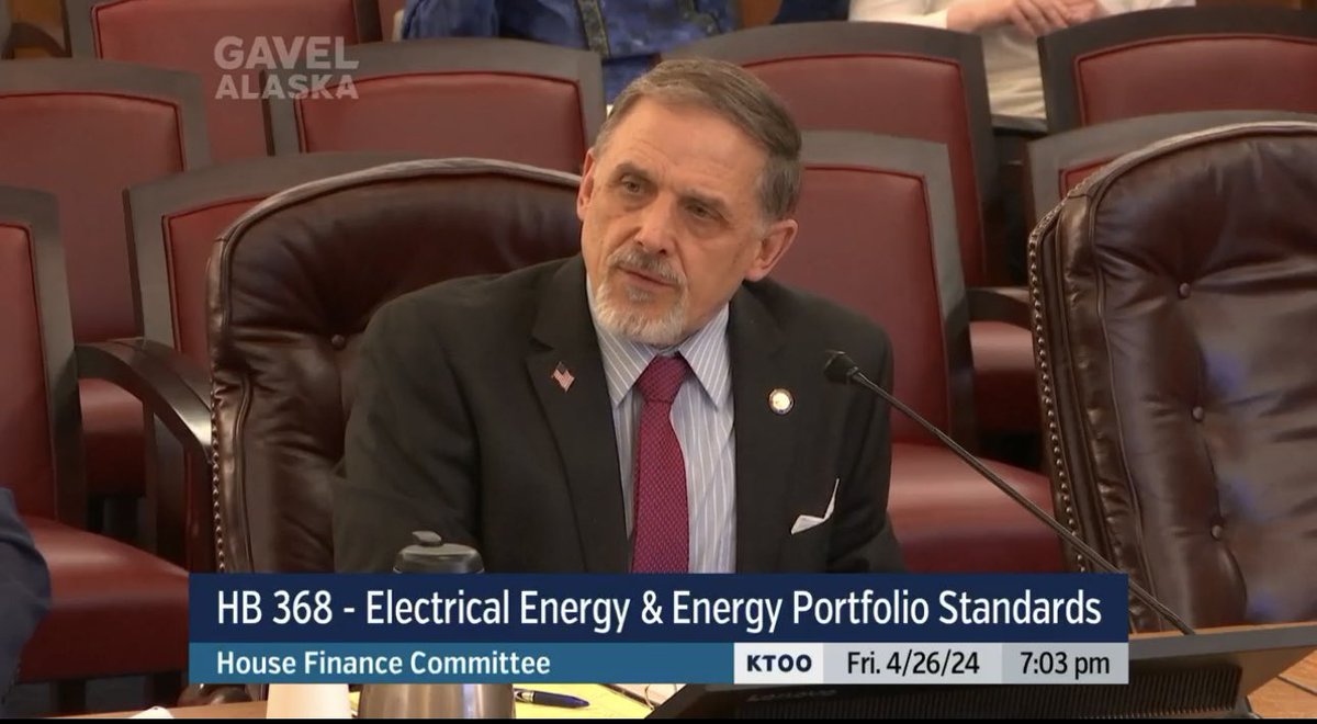 While Rausher was selling RPS lite today, he neglected to tell the committee one key aspect - it’s for the governors investors!

ktoo.org/video/gavel/ho…

#greennewdeal #arcticaoc #energypoverty #ccus #akleg
