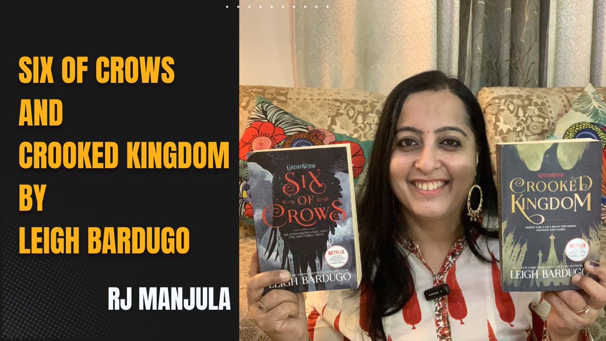 #sixofcrows and #crookedkingdom by #leighbardugo in #bookreviewbyrjmanjula on my YouTube channel #rjmanjula on youtu.be/jEyR9vLTwwE?si…

#sixofcrowsduology #sixofcrowsbyleighbardugo #crookedkingdombyleighbardugo #leighbardugobooks #leighbardugoquotes #shadowandbonetrilogy #books