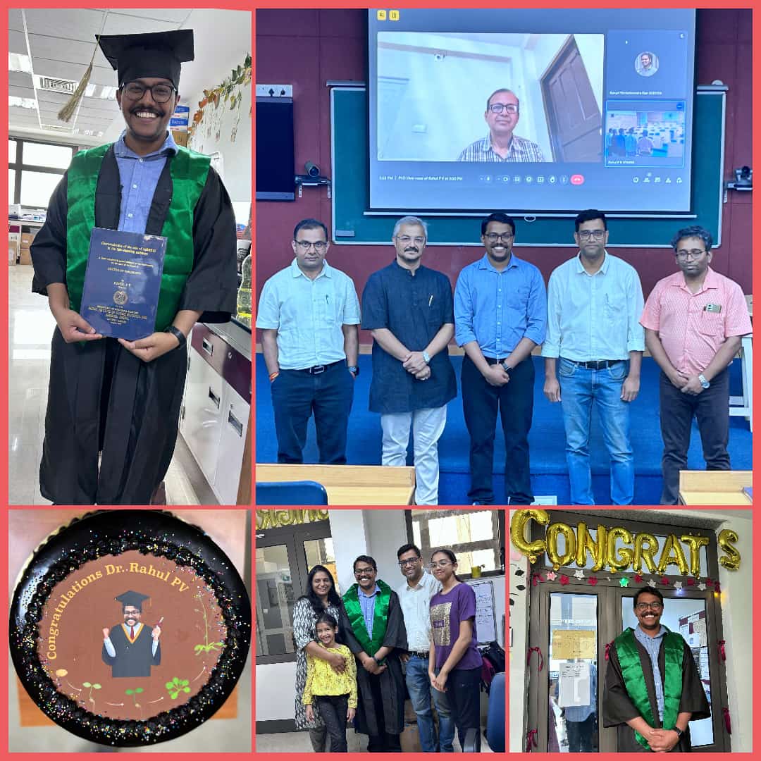 PCDB Lab IISERB (@pcdb_lab_iiserb) on Twitter photo Heartiest Congratulations to Rahul <a href="/rahulpvnewland/">Rahul Puthan Valappil</a> for successfully defending his PhD thesis and becoming Dr. Rahul PV. Wishing you a future filled with endless opportunities!
Cheers to <a href="/sdatta7925/">souravdatta</a> for another achievement, <a href="/pcdb_lab_iiserb/">PCDB Lab IISERB</a>! <a href="/iiserbhopal/">IISER Bhopal</a>
#BBX #plantphotobiology🌱 Heartiest Congratulations to Rahul <a href="/rahulpvnewland/">Rahul Puthan Valappil</a> for successfully defending his PhD thesis and becoming Dr. Rahul PV. Wishing you a future filled with endless opportunities!
Cheers to <a href="/sdatta7925/">souravdatta</a> for another achievement, <a href="/pcdb_lab_iiserb/">PCDB Lab IISERB</a>! <a href="/iiserbhopal/">IISER Bhopal</a>
#BBX #plantphotobiology🌱
