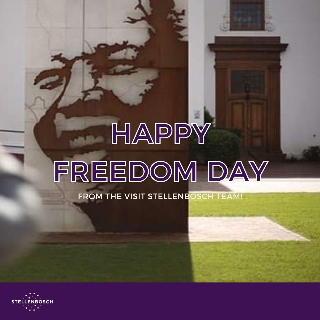 Happy Freedom Day, South Africa 🇿🇦! Today marks the anniversary of our first post-apartheid elections in 1994. Let's celebrate our progress and strive for a future of equality and unity! - From the Visit Stellenbosch Team✨️ #stellenbosch #visitstellenbosch #freedom #FreedomDay