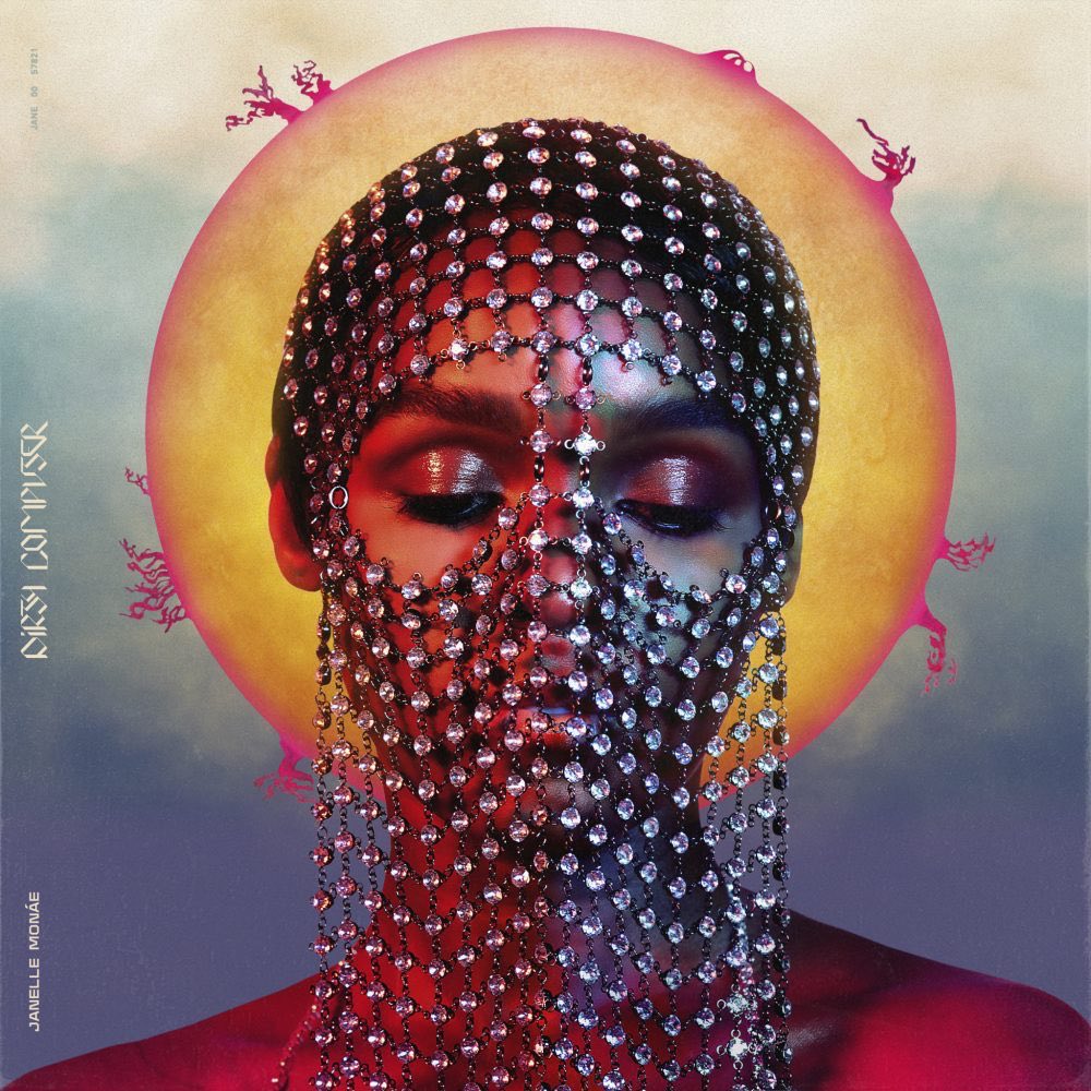 April 27, 2018 @JanelleMonae released Dirty Computer Some Production Includes @nanakwabena @RomanGianArthur @JonJonTraxx @organizednoize and more Some Features Include @ZoeKravitz @Grimezsz @Pharrell and more