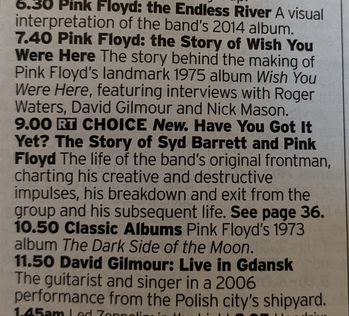 Decent head-to-head tonight 🎶
BBC2 v @SkyArts 
(Easy to dismiss Mr D, but his early albums are class)