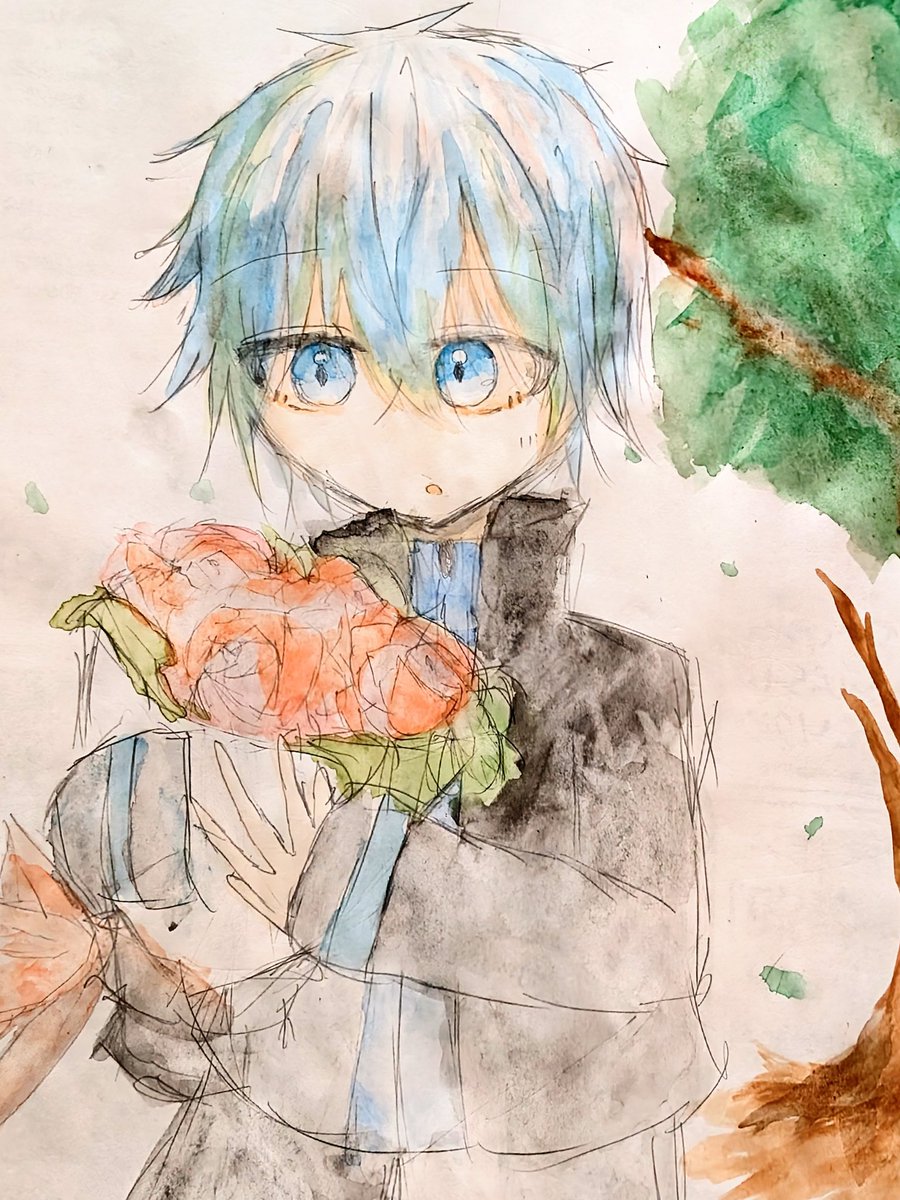 飾る場所は…？
#黒子のバスケ　#水彩イラスト　#落書き