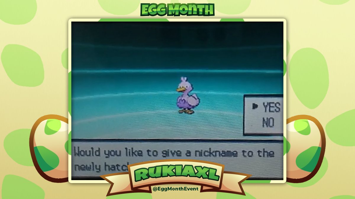 Congratulations to RukiaXL for finding a shiny Ducklett during #EggMonth2024!!