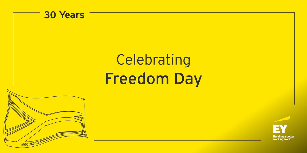 Celebrating 30 years of freedom. #BetterWorkingWorld