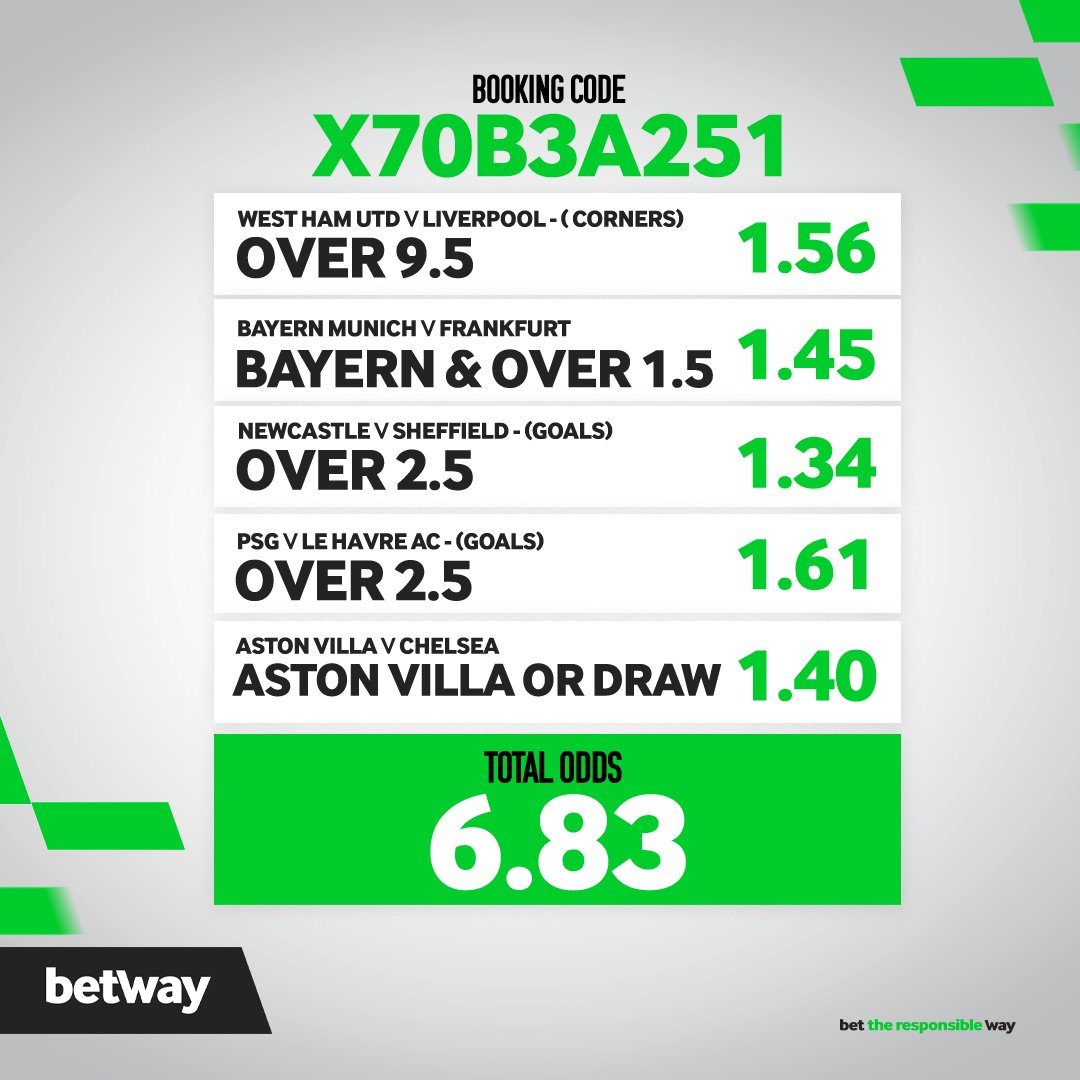 Saturday Slip Bazalwane 🔥🔥🔥 Here we go Bet Code: X70B3A251 BET NOW 👉 bit.ly/3A4KXvJ-Betway… Together Squad ❤️ #BetwaySquad