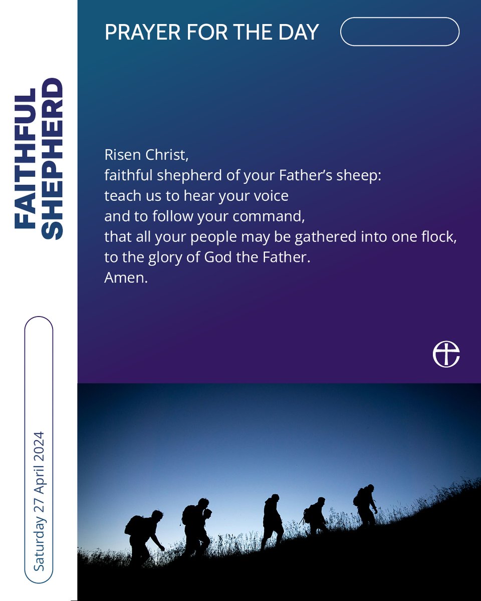 Lord, graciously hear us. Today's prayer is available in plain text and audio formats at cofe.io/TodaysPrayer.