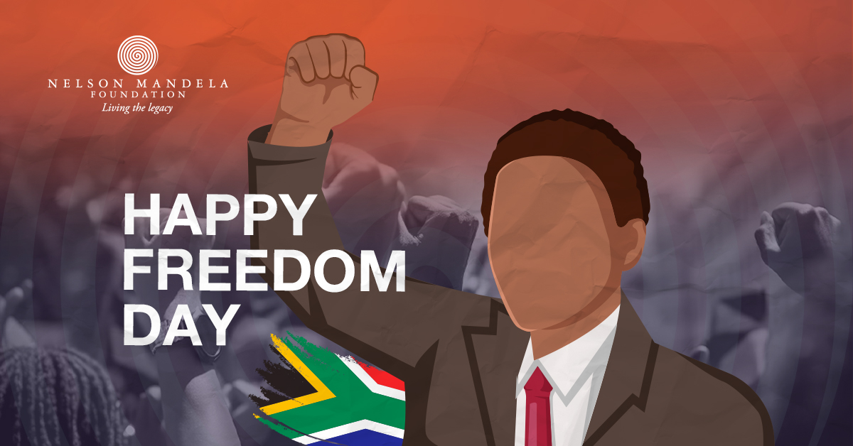 Happy Freedom Day, South Africa. Let’s remember why voting matters. On 29 May we have a chance to shape our future. Every vote counts – let’s make sure our voices are heard! #FreedomDay #NelsonMandelaFoundation #VotingMatters