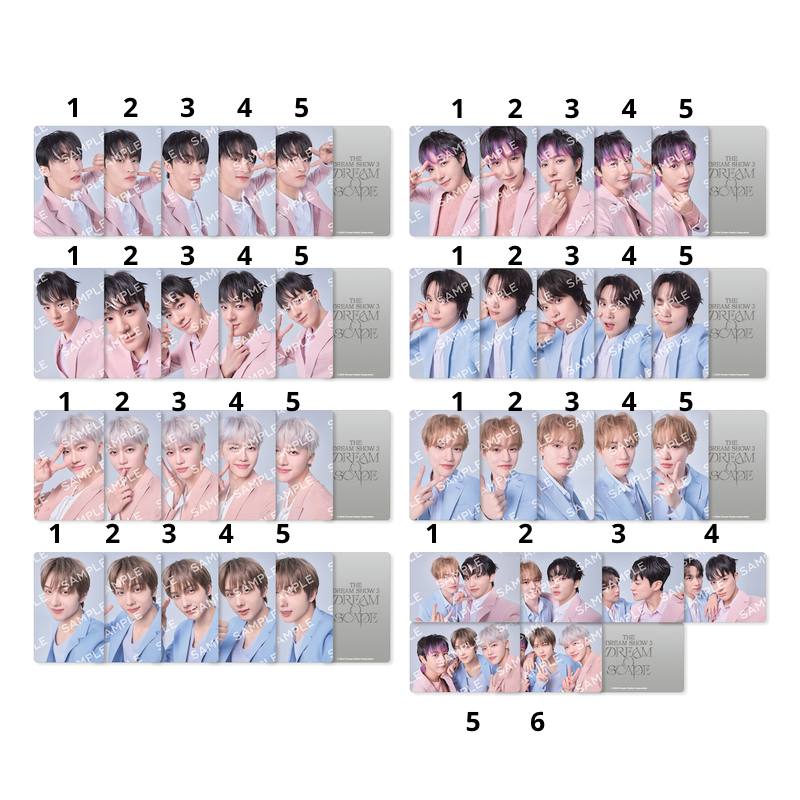 OPEN SHARING PHOTOCARD SET 41 PCS THE DREAM SHOW 3 DREAM SCAPE
~Jaemin, Jeno, Haechan: 50k/ea
~Mark: 45k/ea
~Jisung, Renjun: 40k/ea
~Chenle, Unit: 35k/ea
⚠️ wajib fullslot
✅ bersih ina (incl emstax) 
🏠 TANGSEL

tag. wtb wts sharing md Japan the dream show 3 dream scape