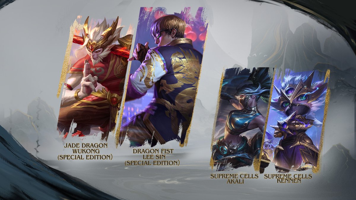 Run! Don’t walk. Lee Sin and Wukong’s skins are hitting the Legacy of the East Selection Chest for the first time ever! Enter the lucky draw to get a chance at them and others from April 28th on ⚡