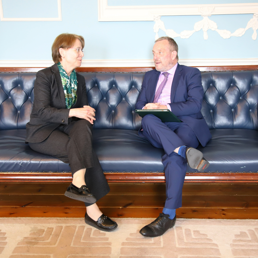 This week, Senator Jerry Buttimer, welcomed to Leinster House the Ambassador of the Netherlands to Ireland, H.E. Ms Maaike van Koldam, to mark the National Day of the Netherlands, which is celebrated on 27 April. #SeeForYourself