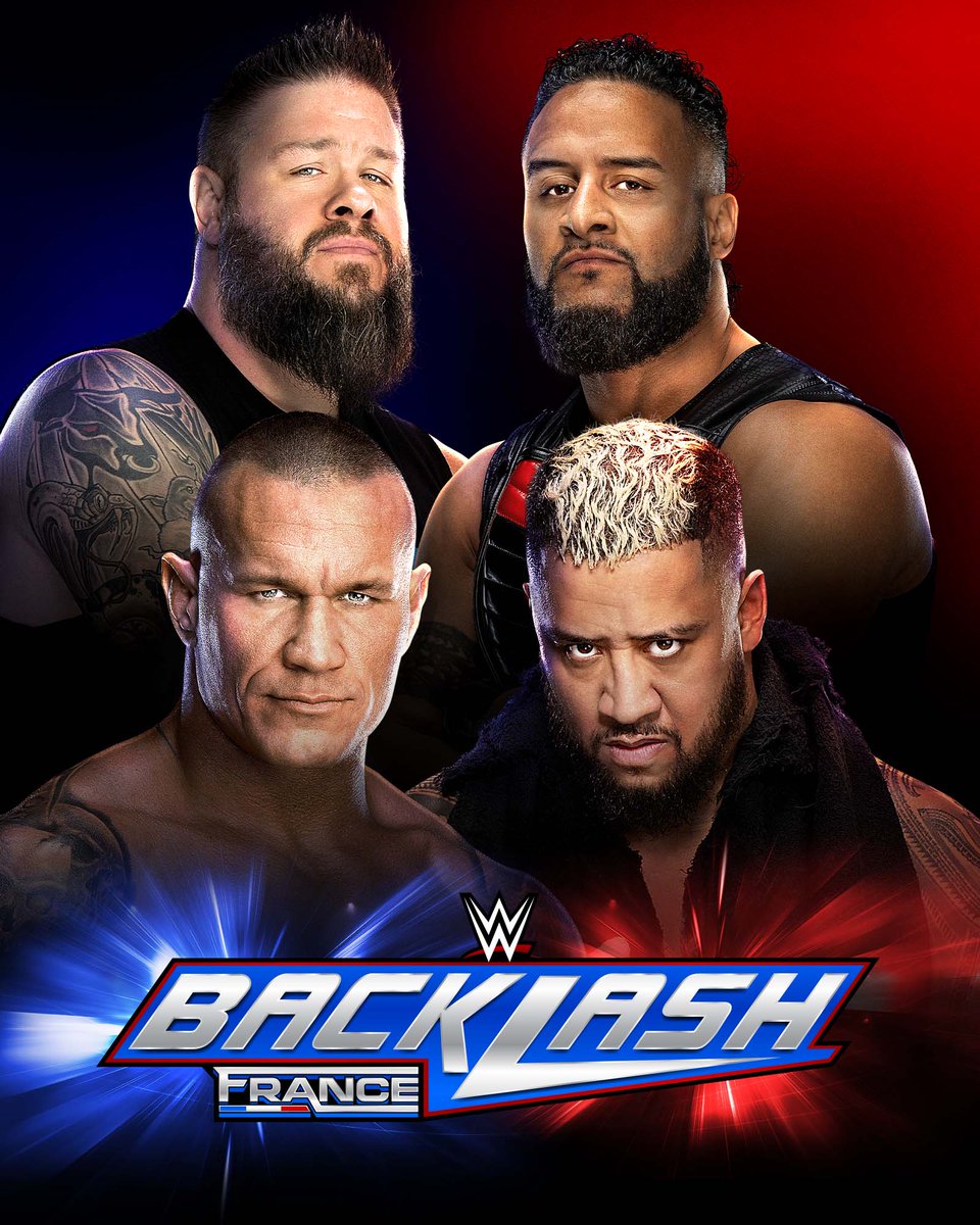 Solo Sikoa & Tama Tonga go to battle with the team of @RandyOrton & @FightOwensFight at #WWEBacklash: France!

Catch the action Sunday 5 May from 3am (AEST) on @binge! #WWEonBinge #WWEAustralia