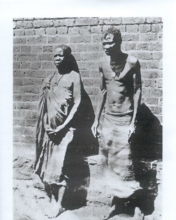 Today 126 years ago... 
On April 27 1898, the architects of the First Chimurenga War, Mbuya Chahwe, the medium of the Nehanda spirit, and Sekuru Gumboreshumba, the medium of the Kaguvi spirit also known as Murenga, were hanged.