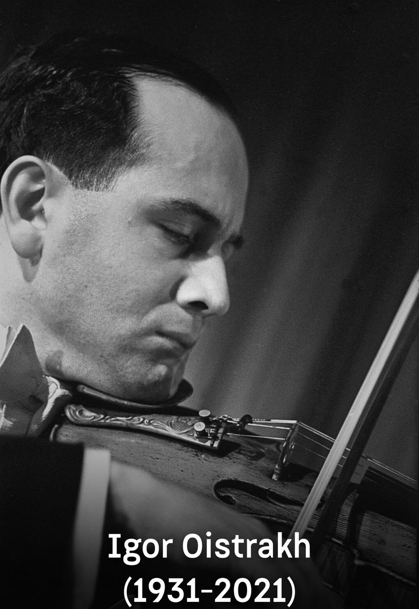 🗓️ On April 27, 1931 Soviet and Russian violinist Igor Oistrakh was born 🇦🇹 Professor of the Mozart Society in Vienna 🔴 People's Artist of the USSR 🎻 Son of famous violinist David Oistrakh