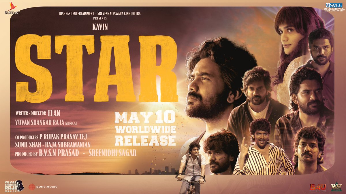 Kavin in & as #STAR 🌟 Trailer - youtu.be/5QlTZEogGrE?si… Superb Trailer, looks like a sure shot winner 🏆 Releasing in theatres on MAY 10th.