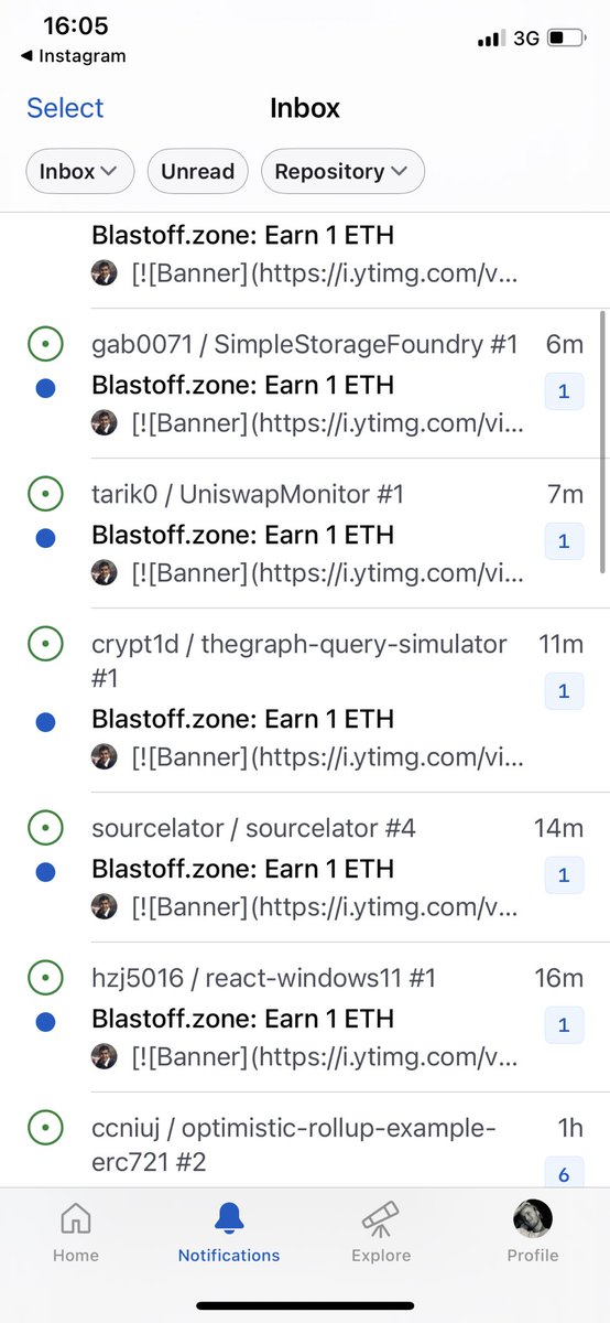 How do I deal with e-beggars wasting my github notifications?