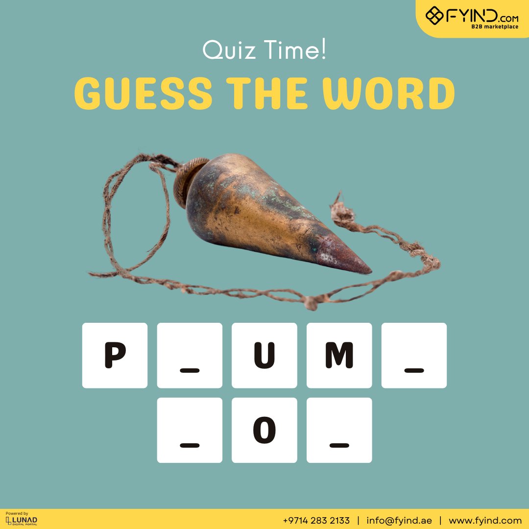 Let's put your word knowledge to the test! Can you guess the word represented by the image below? Reply with your guesses!

.

#construction #civilengineering #quiztime #guesstheword #quiz #saturdayfin #fyindwknd #constructiontools #مسابقة #مواد_بناية #weekendfun