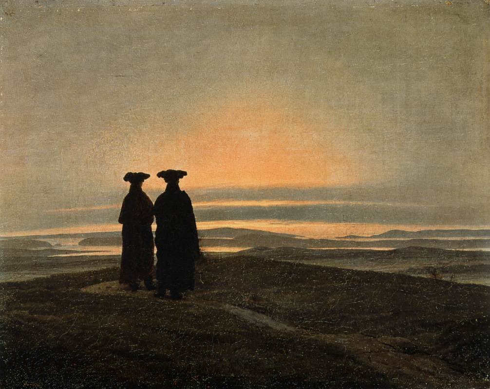 Caspar David Friedrich, Two Men by the Sea, 1817