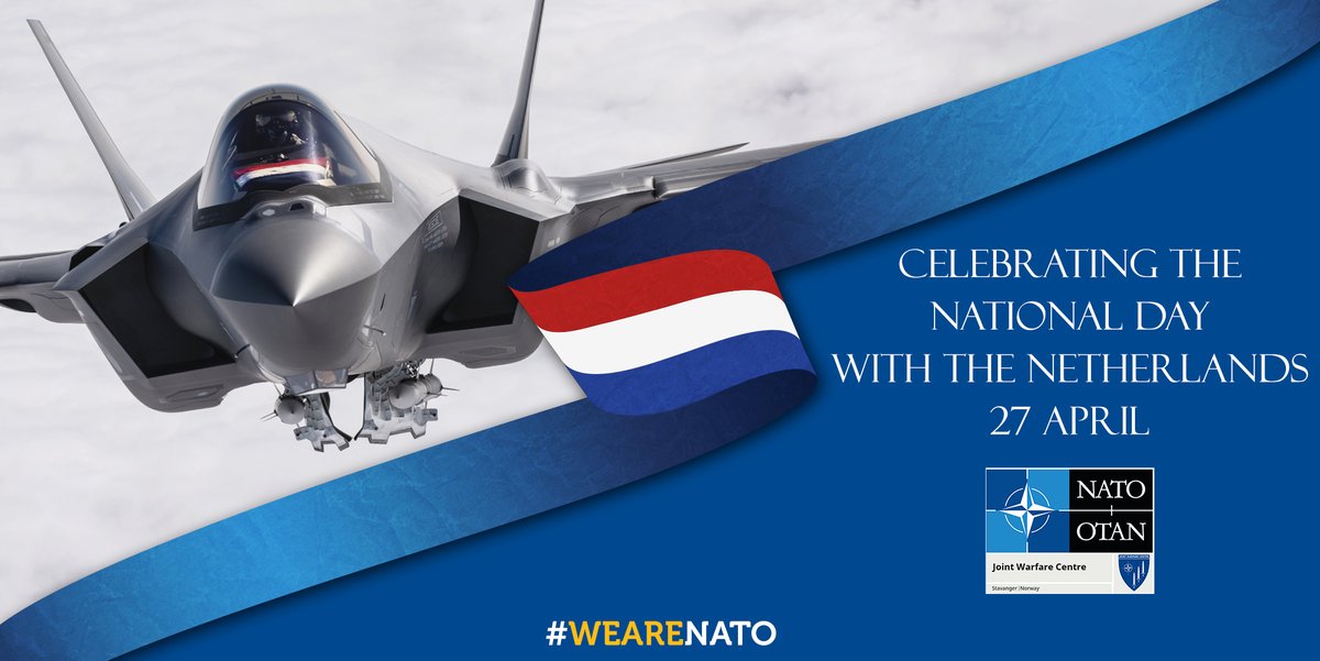 Today, we celebrate the National Day of the Netherlands (King’s Day). Happy “Koningsdag”, Netherlands! #WeAreNATO #koningsdag 🇳🇱