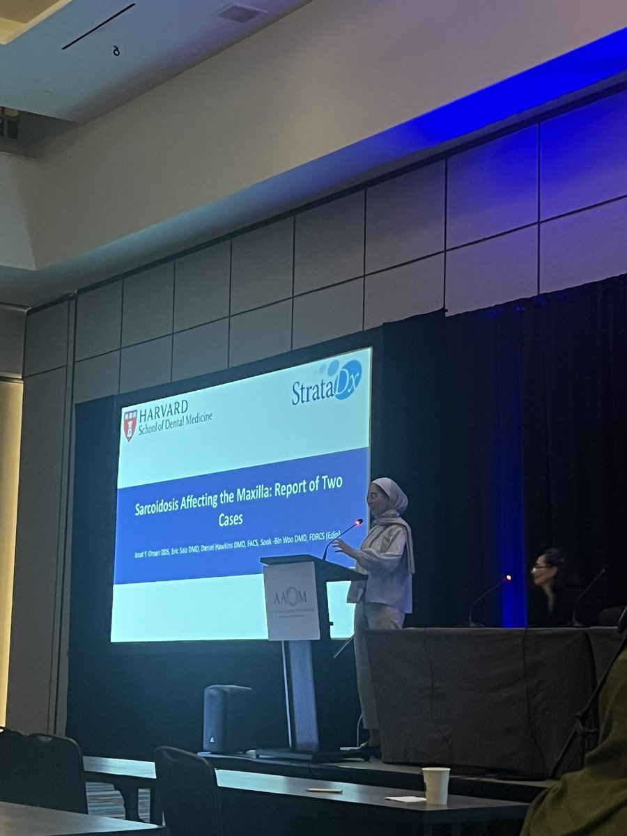 Proud to have been awarded a Trainee Case Report Award at the American Academy of Oral Medicine annual conference in Orlando-Florida for my case report “Sarcoidosis affecting the maxilla: Report of two cases” 🙏🏻

#AAOM2024